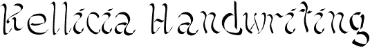 Kellicia Handwriting