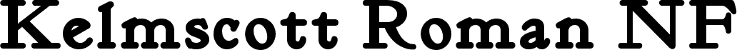 Kelmscott Roman NF Bold