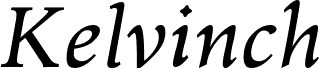 Kelvinch Italic