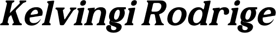Kelvingi Rodrige Italic