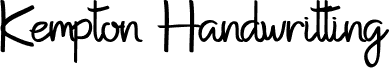 Kempton Handwritting
