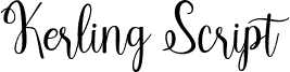 KerlingScript-Bold