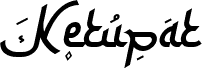 Ketupat Italic Free
