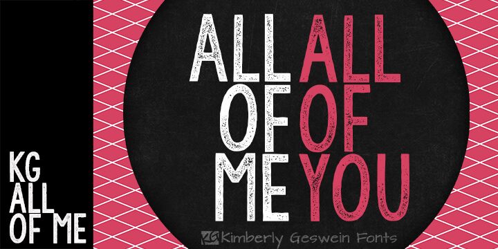 KG All of Me Schriftart