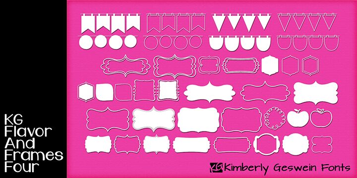 KG Flavor And Frames フォント