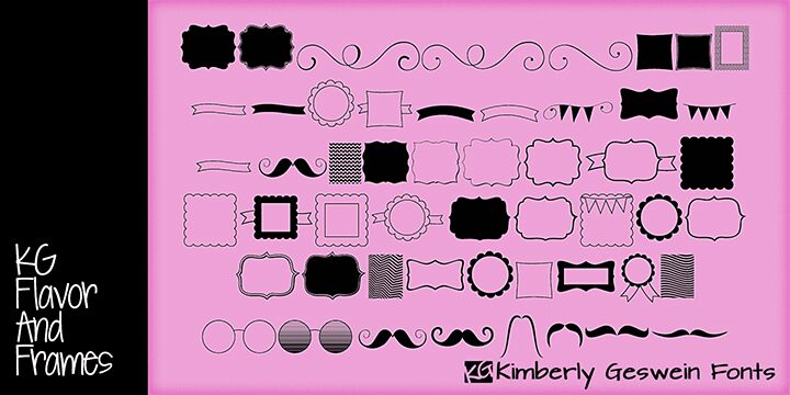 KG Flavor and Frames Carattere