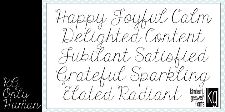 KG Only Human Carattere