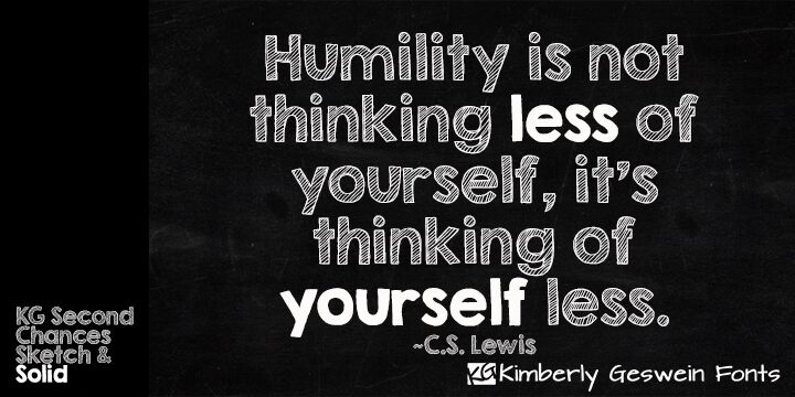 KG Second Chances Czcionka