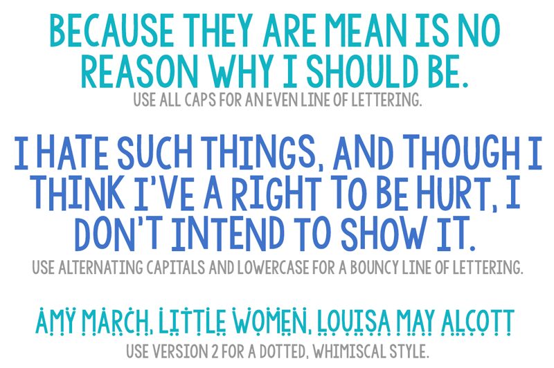 KG WhY YoU GoTtA Be So MeAn Schriftart