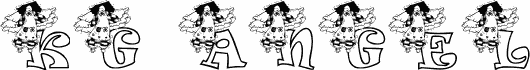 Preview of the KG ANGEL1 font