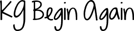 KG Begin Again