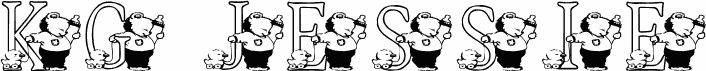 Preview of the KG JESSIE font