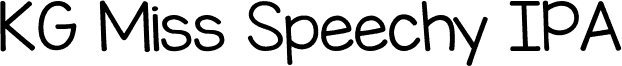 KG Miss Speechy IPA