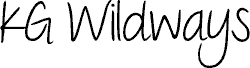 KG Wildways czcionka