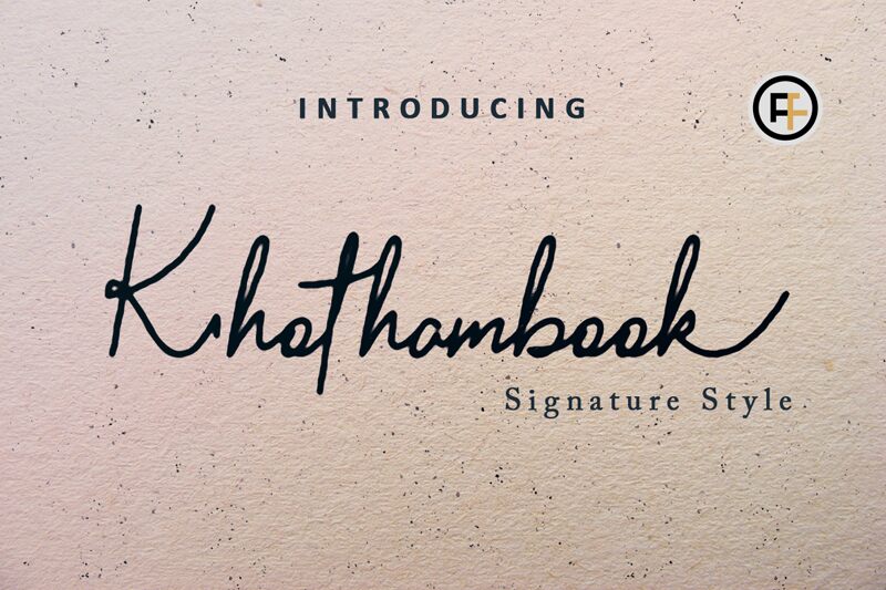 Khothambook Schriftart