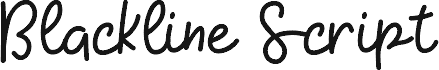 KH-Blackline-Script Medium