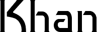 Preview of the Khan Light font