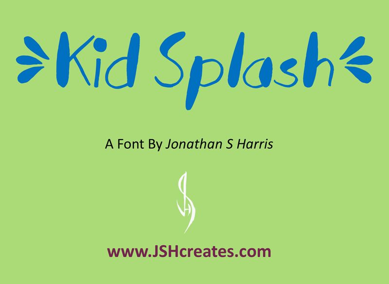 Kid Splash Schriftart