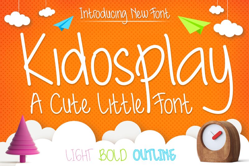 Kidosplay Schriftart