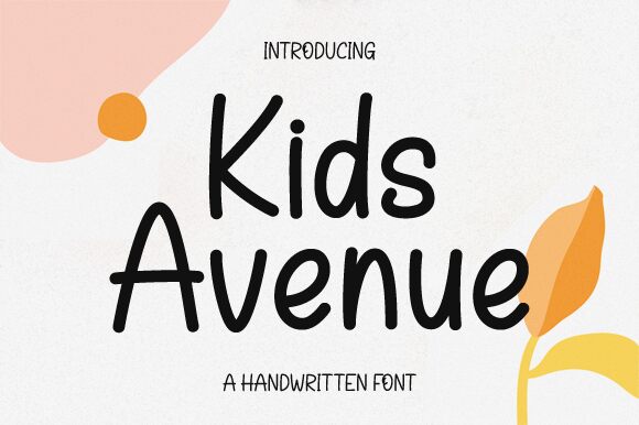 Kids Avenue Schriftart