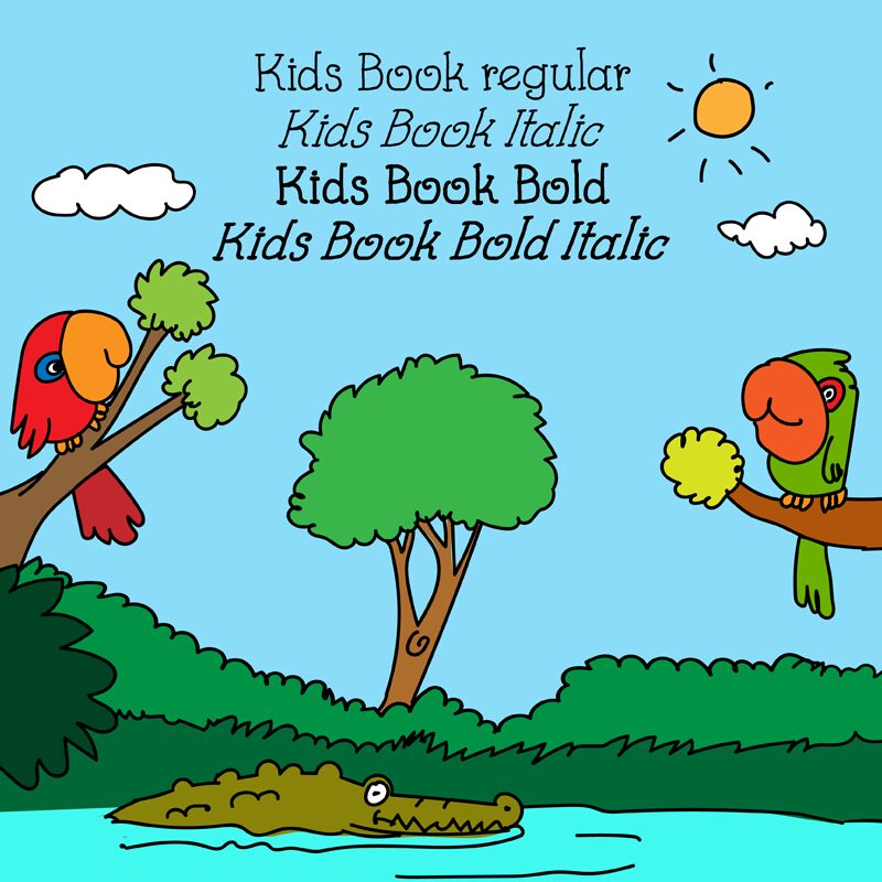 Kids Book Druh písma