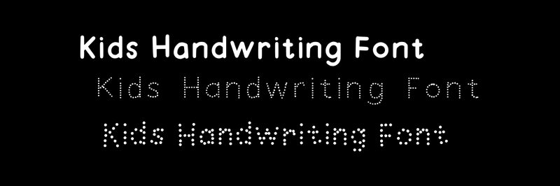 Kids Handwriting Czcionka