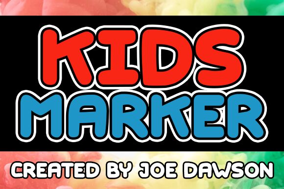 Kids Marker Schriftart