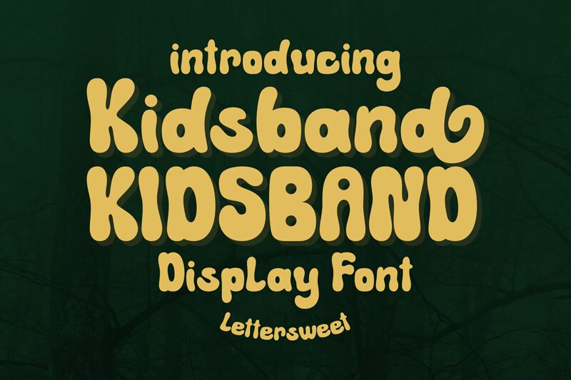 Kidsband Schriftart