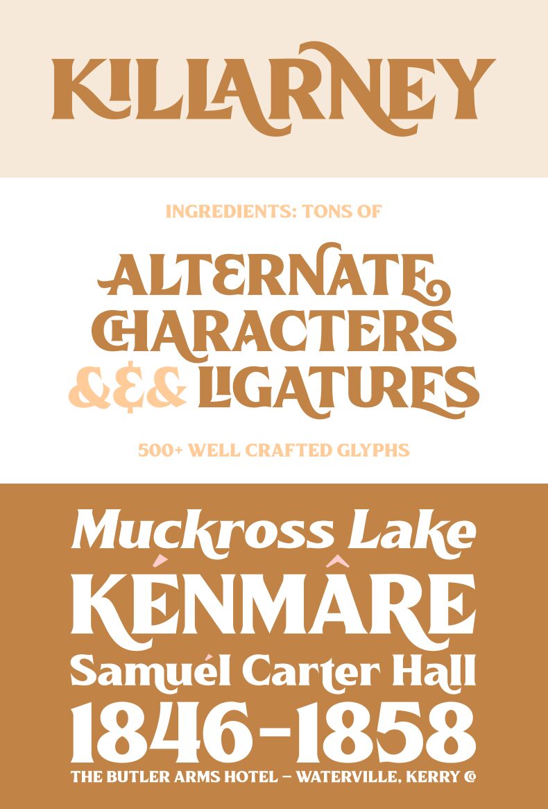 Killarney Schriftart