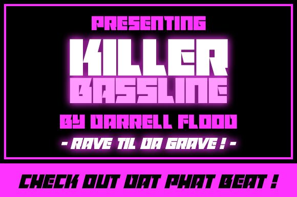 Killer Bassline Font
