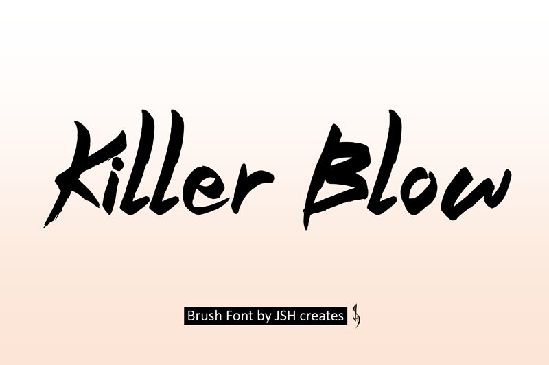Killer Blow Schriftart