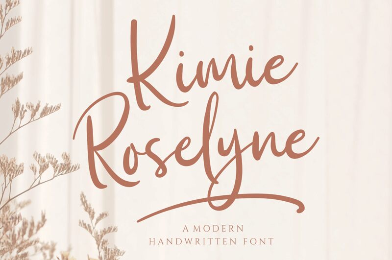 Kimie Roselyne Czcionka