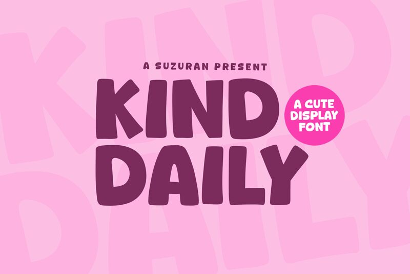 Kind Daily Czcionka