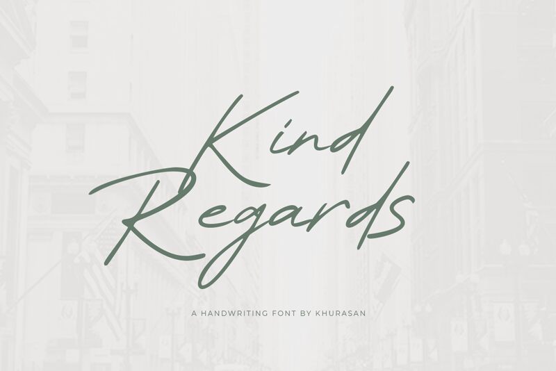 kind-regards-font-fonts2u