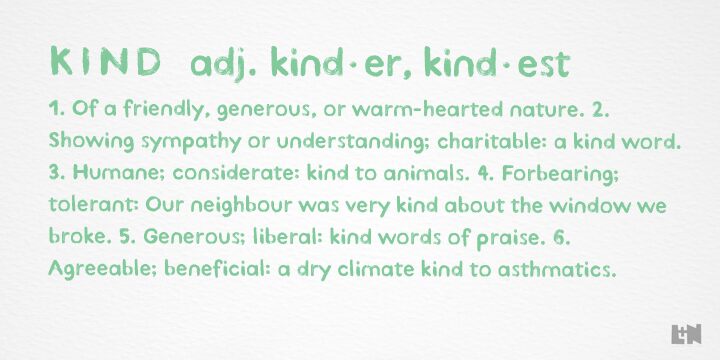 Kind Type Schriftart