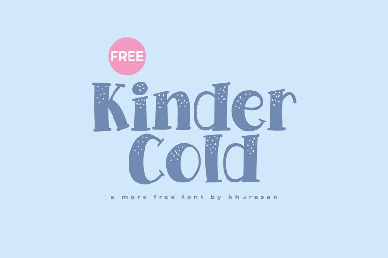Kinder Cold Schriftart