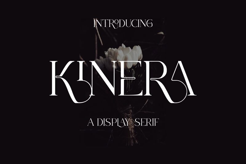 Kinera Schriftart