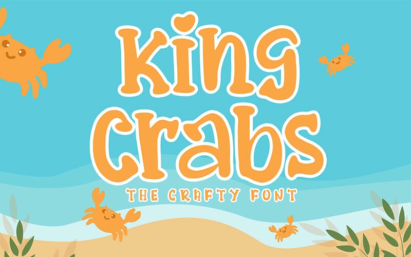 King Crabs Шрифт