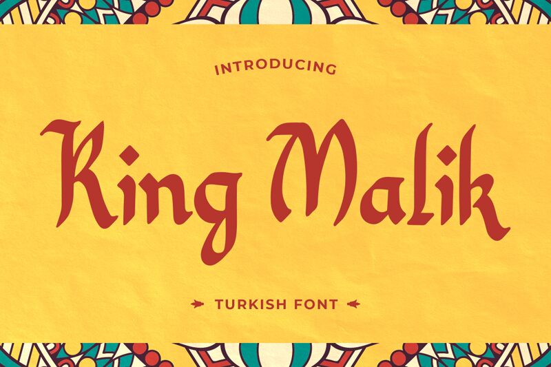King Malik Schriftart