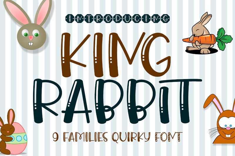 King Rabbit Schriftart