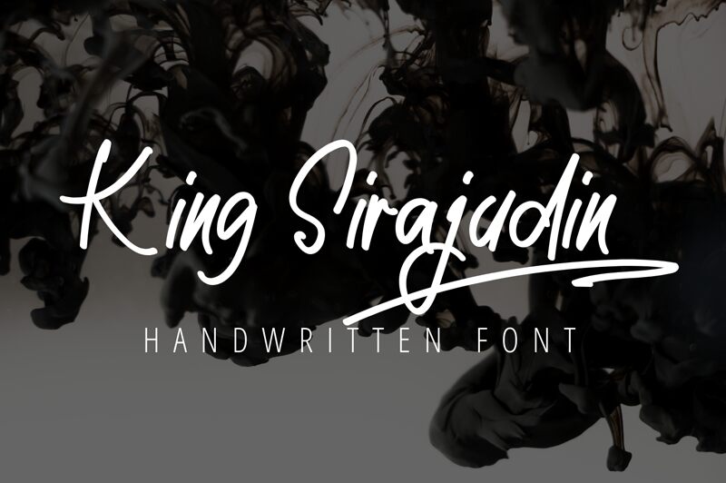 King Sirajudin Шрифт