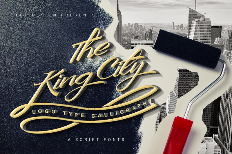 King City Schriftart