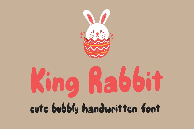 King Rabbit Schriftart