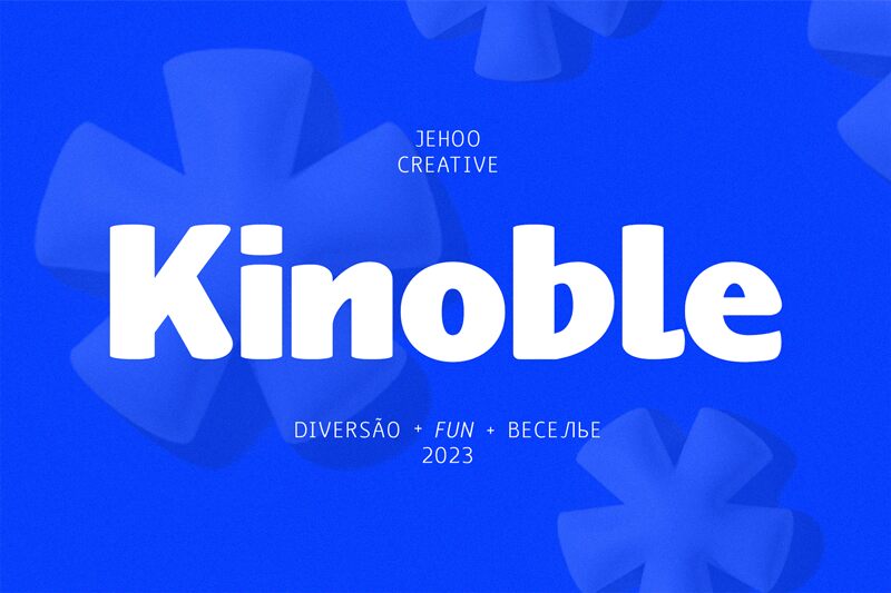 Kinoble Medium — Apresentação da fonte