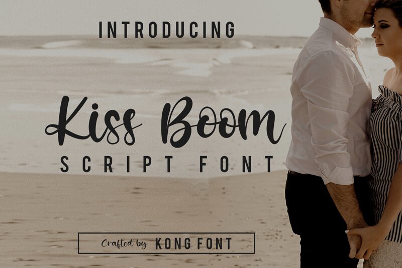 Kiss Boom Schriftart