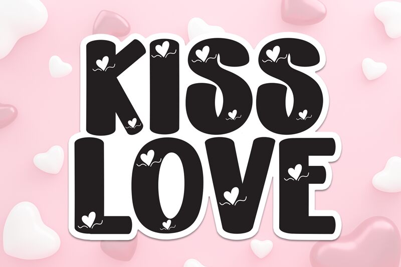 Kiss Love 字体