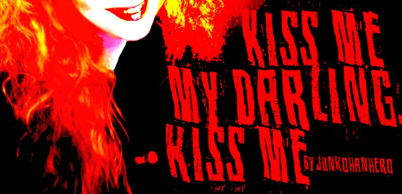 Kiss me my darling, kiss me Czcionka