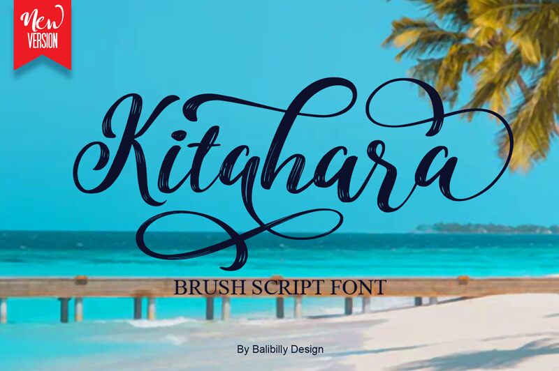 Kitahara Brush Script Schriftart