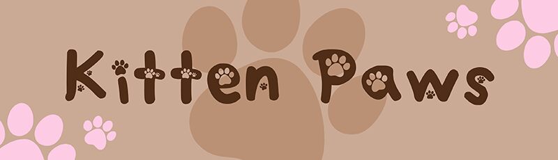 Kitten Paws Czcionka