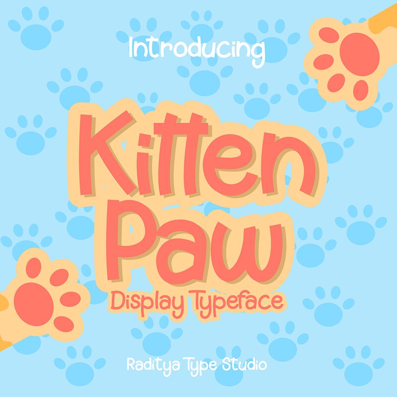 Kitten Paw Schriftart
